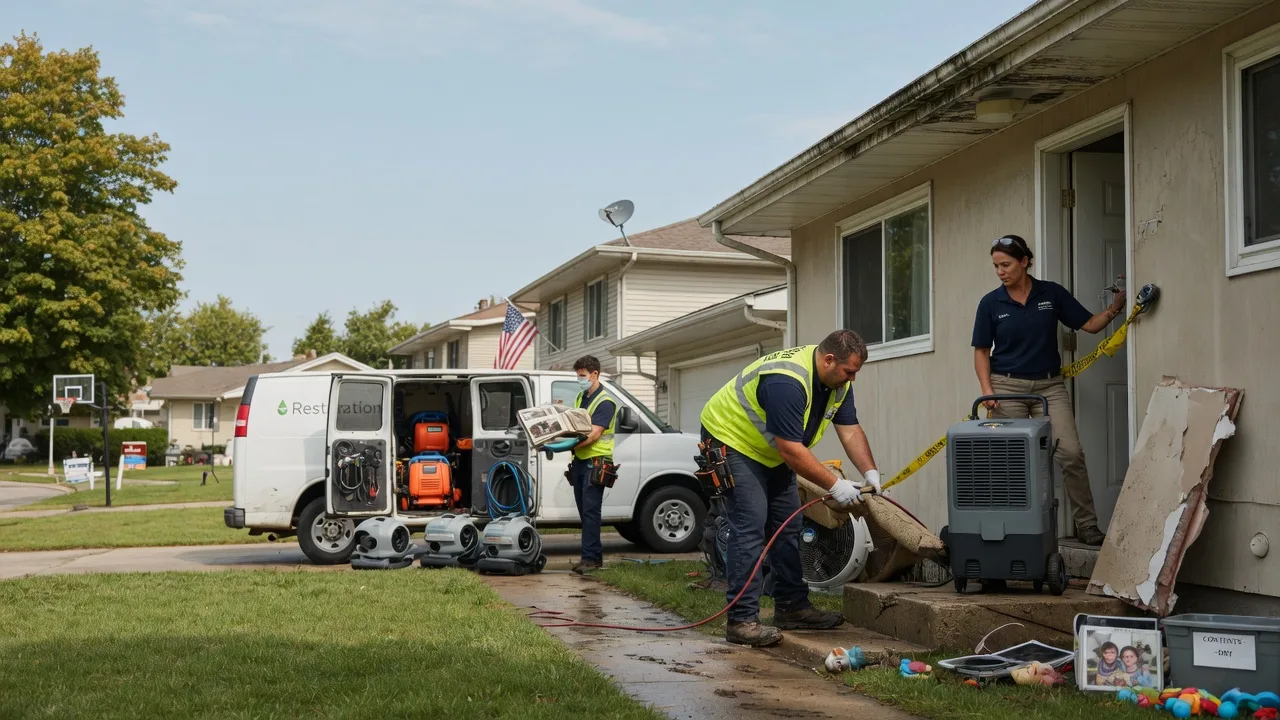 Water Damage Restoration in Freeport, IL near me